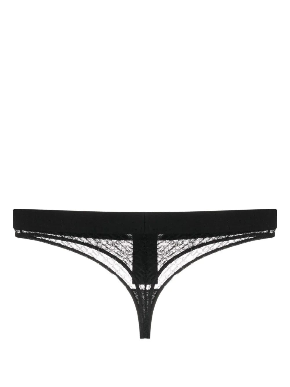 Palm Angels logo-waistband lace thong - Image 2