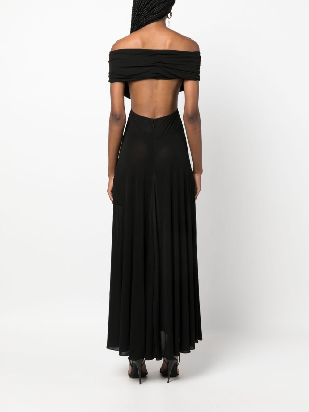 Saint Laurent off-shoulder maxi dress - Image 4