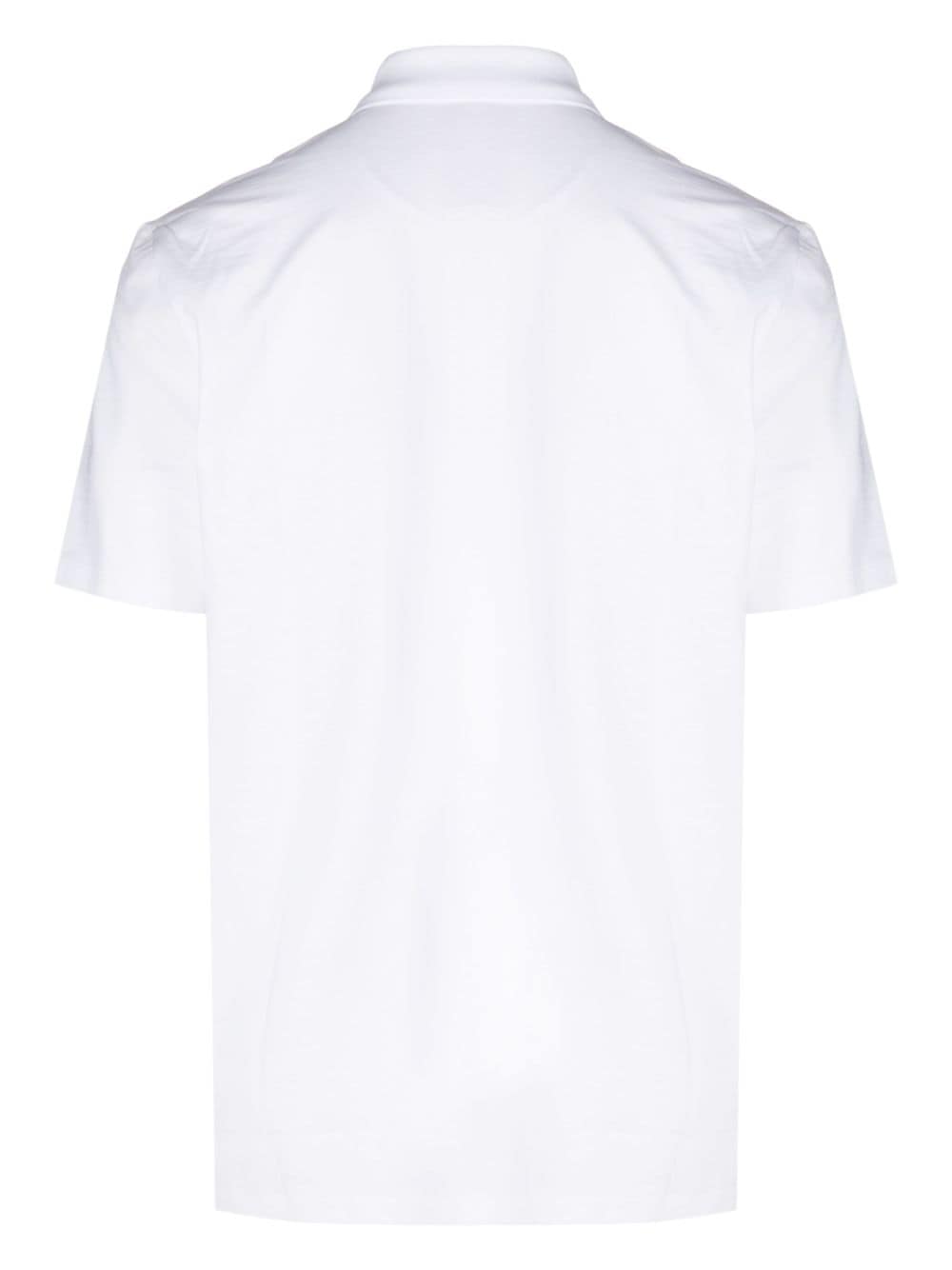 HUGO half-zip cotton-blend polo shirt - Image 2