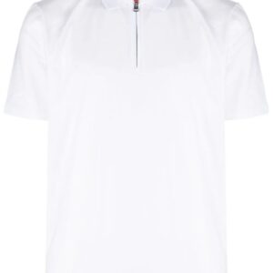 HUGO half-zip cotton-blend polo shirt