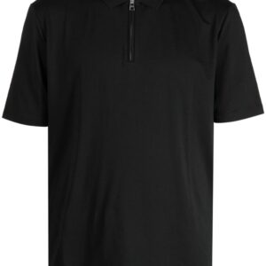 HUGO half-zip cotton blend polo shirt
