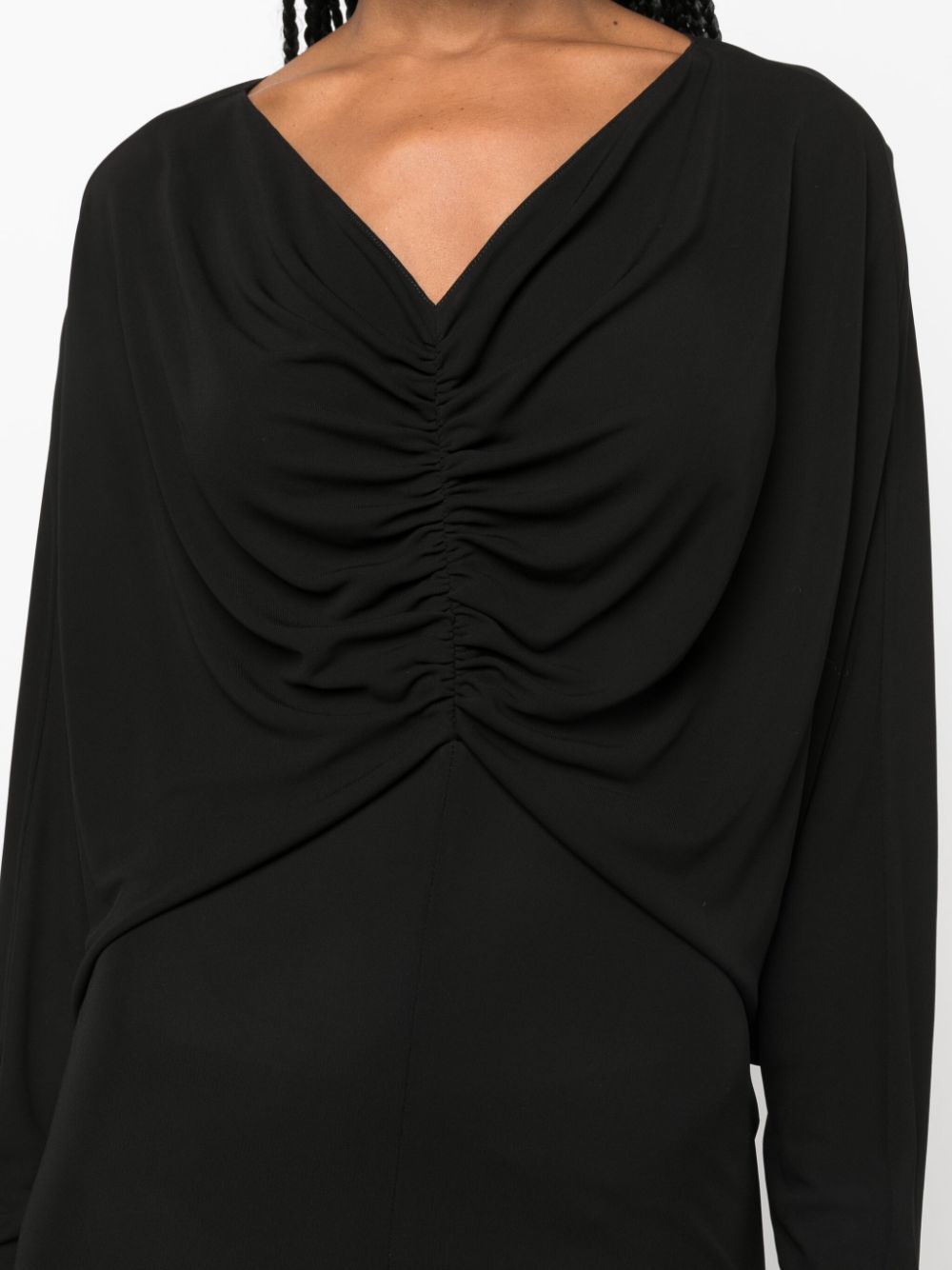 Saint Laurent draped maxi dress - Image 5