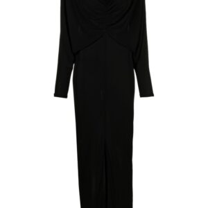 Saint Laurent draped maxi dress