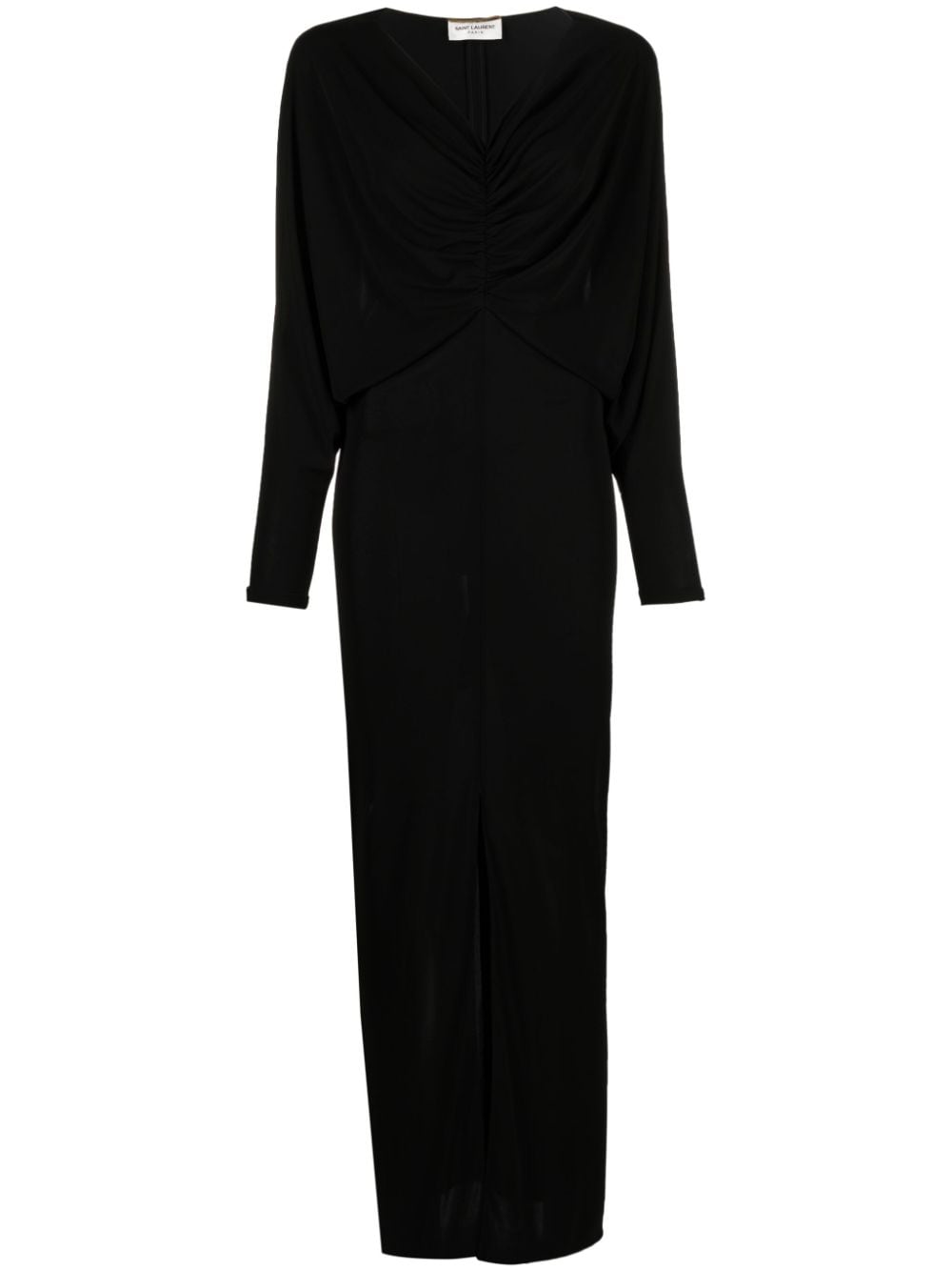 Saint Laurent draped maxi dress