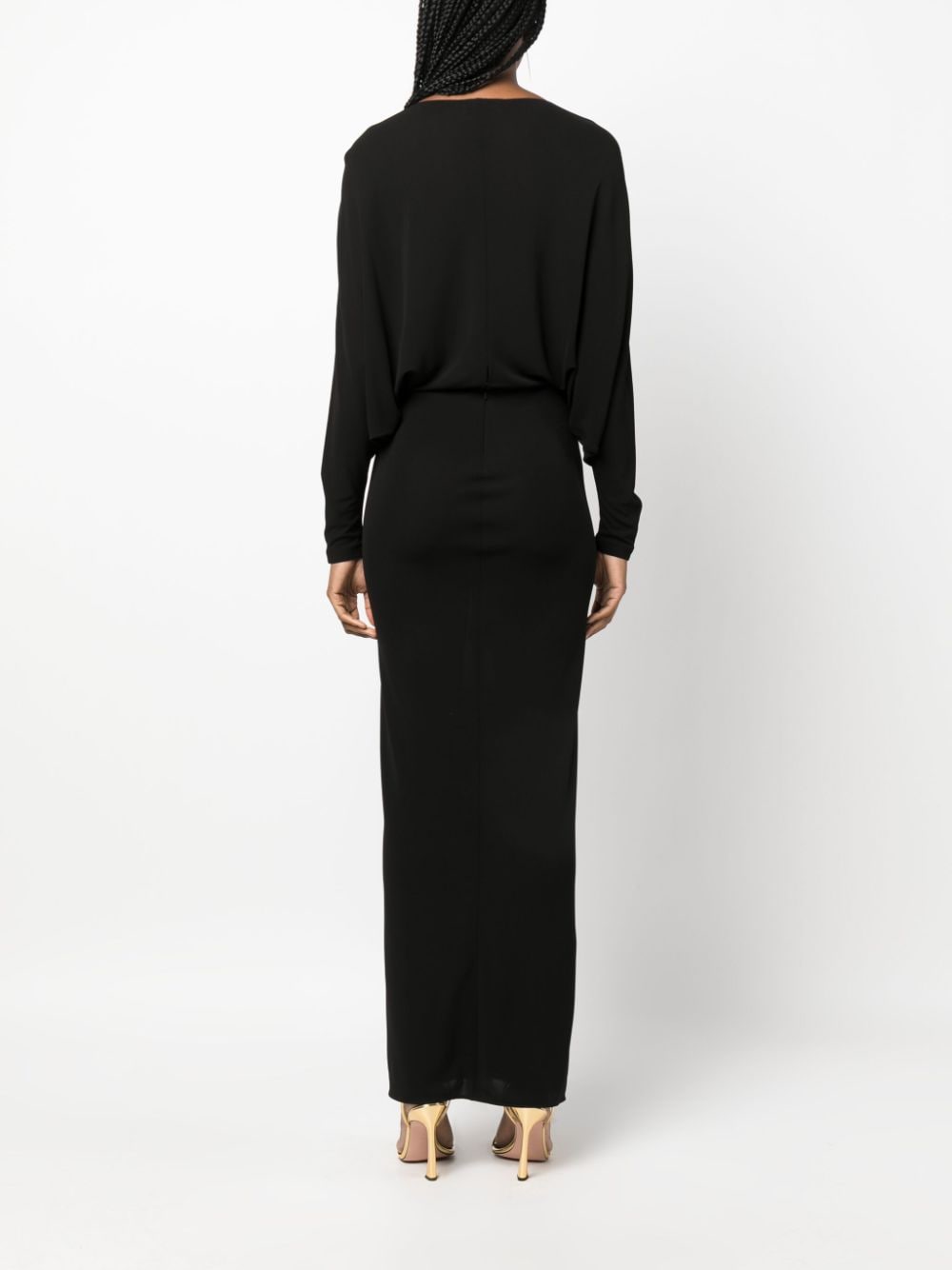 Saint Laurent draped maxi dress - Image 4