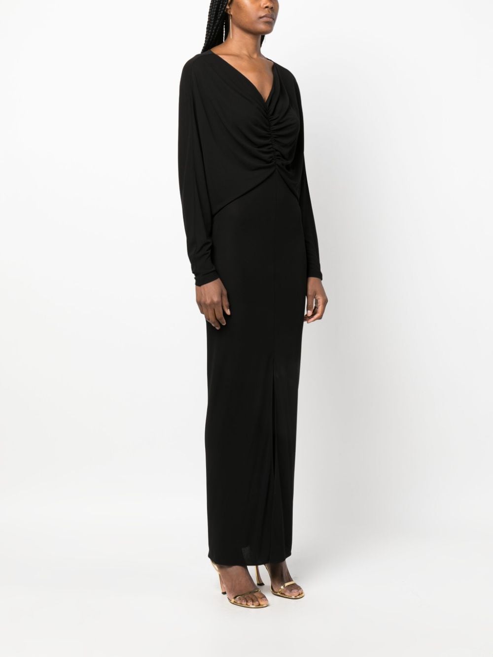 Saint Laurent draped maxi dress - Image 3