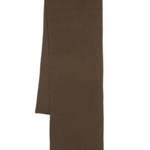 Off-White  Bookish logo-embroidered wool scarf