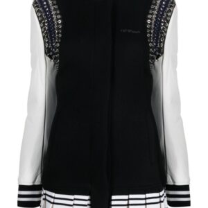 Off-White Lea embellished minidress