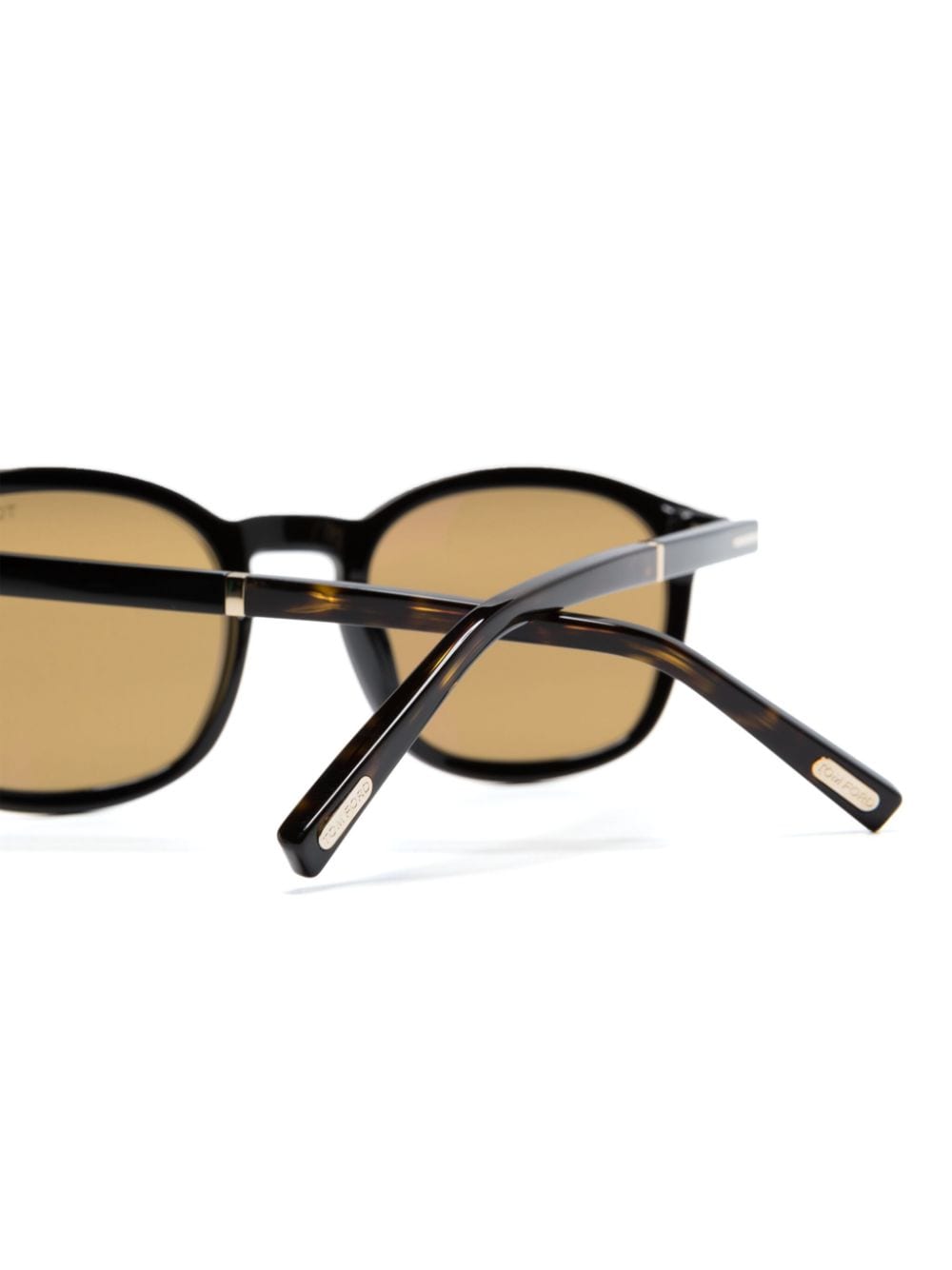 TOM FORD Eyewear tortoiseshell-effect round-frame sunglasses - Image 3