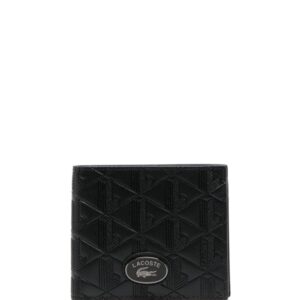 Lacoste logo-plaque leather wallet