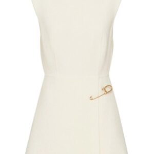 Prada safety pin-detail minidress