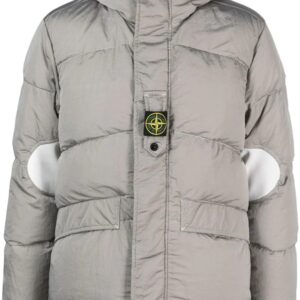 Stone Island  Compass-motif down puffer jacket