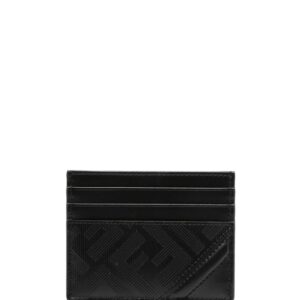 FENDI logo-embossed leather cardholder