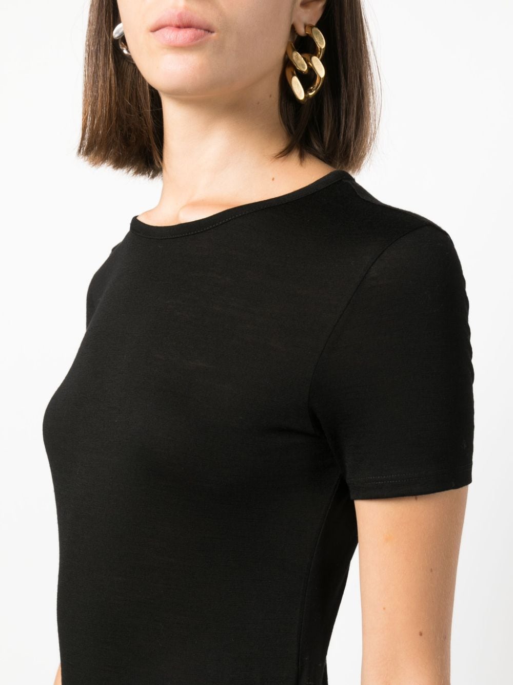 Saint Laurent crew-neck wool maxi dress - Image 5