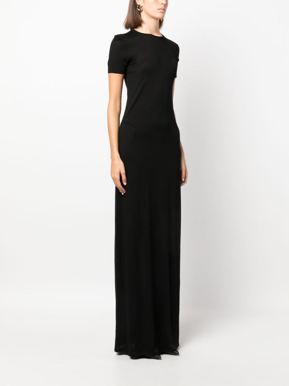 Saint Laurent crew-neck wool maxi dress - Image 3