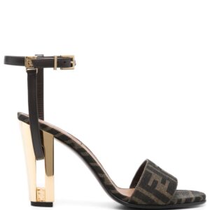 FENDI  Zucca monogram heeled sandals