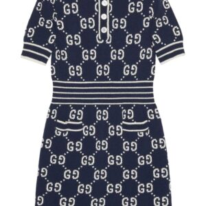 Gucci  GG jacquard polo dress