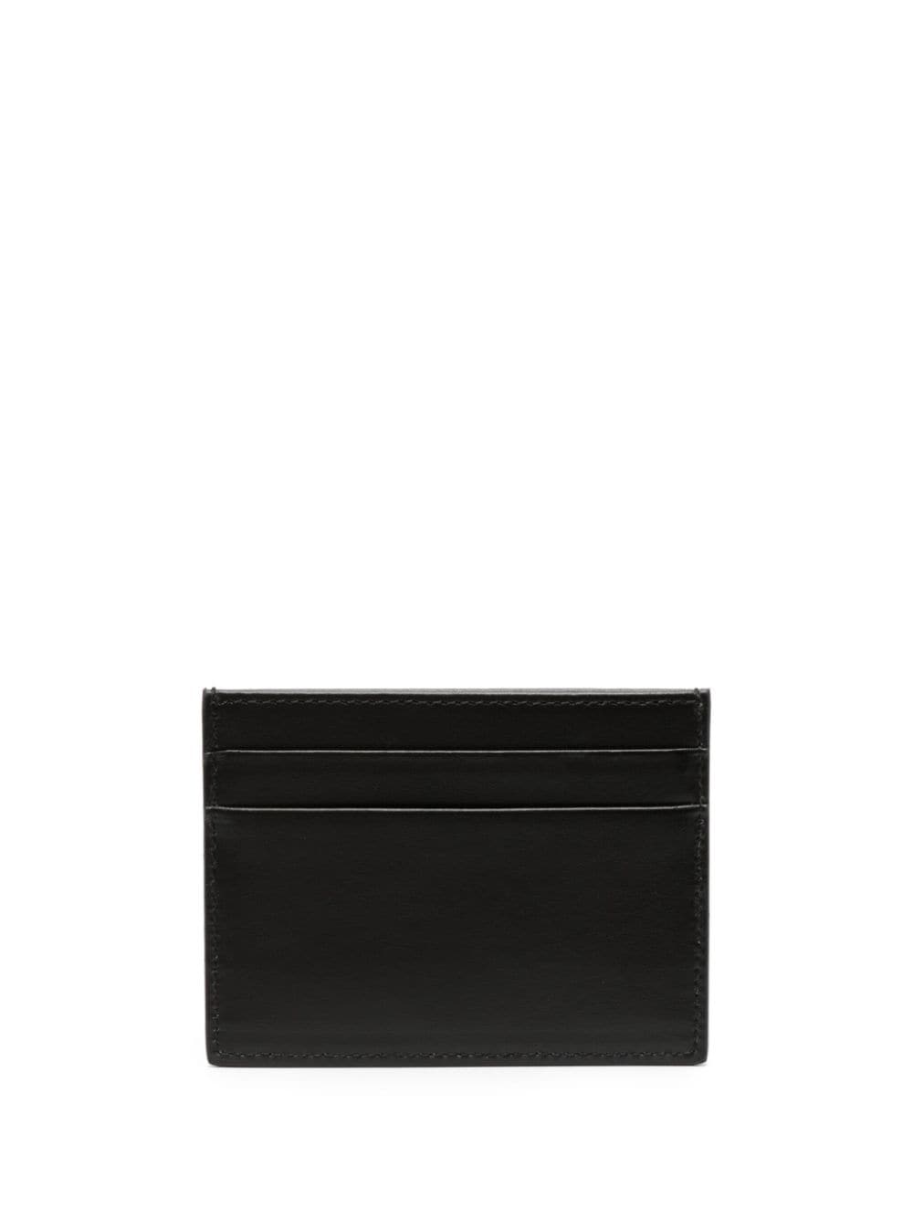 Palm Angels logo-print leather card holder