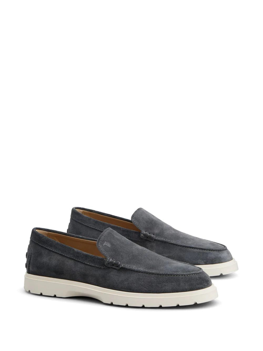 Tod's logo-debossed suede loafers - Image 2