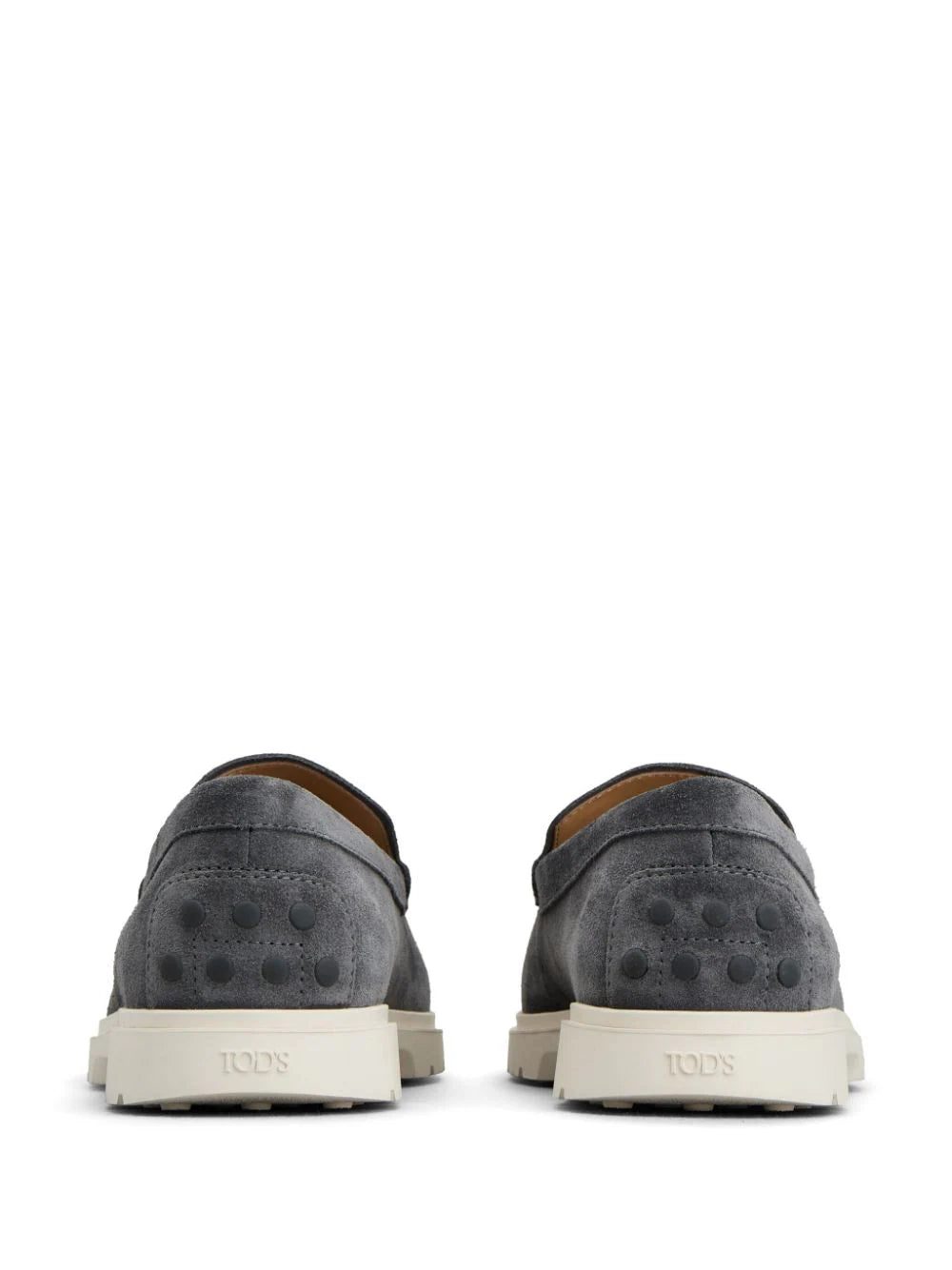 Tod's logo-debossed suede loafers - Image 3