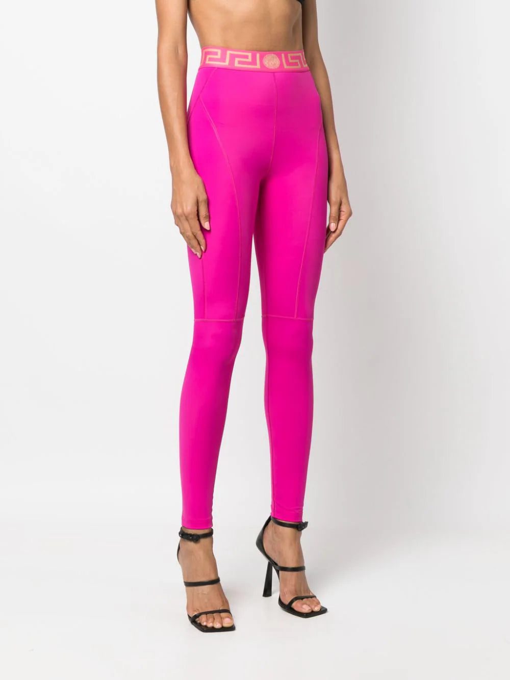 Versace Greca-pattern high-waisted leggings - Image 3