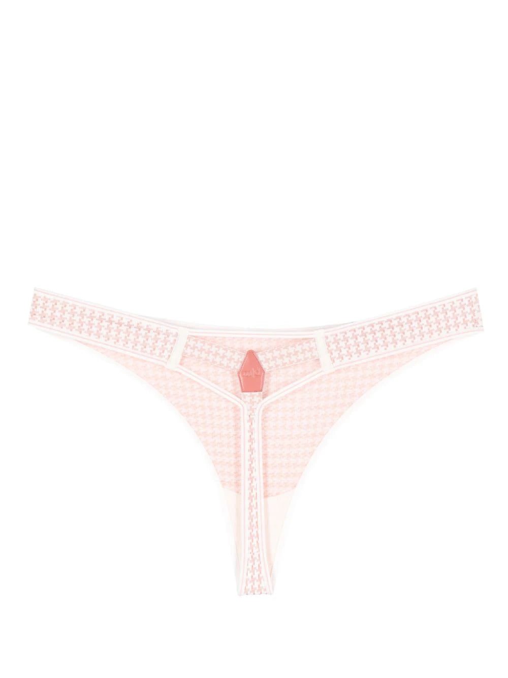 Marlies Dekkers Gloria houndstooth-pattern thong - Image 2