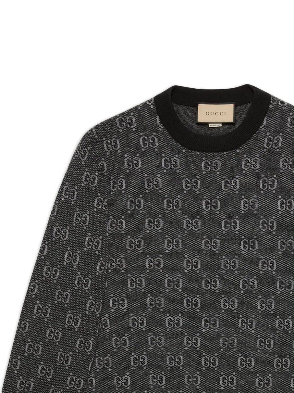 Gucci jacquard-logo wool jumper - Image 2