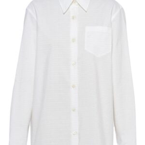 Prada jacquard poplin shirt
