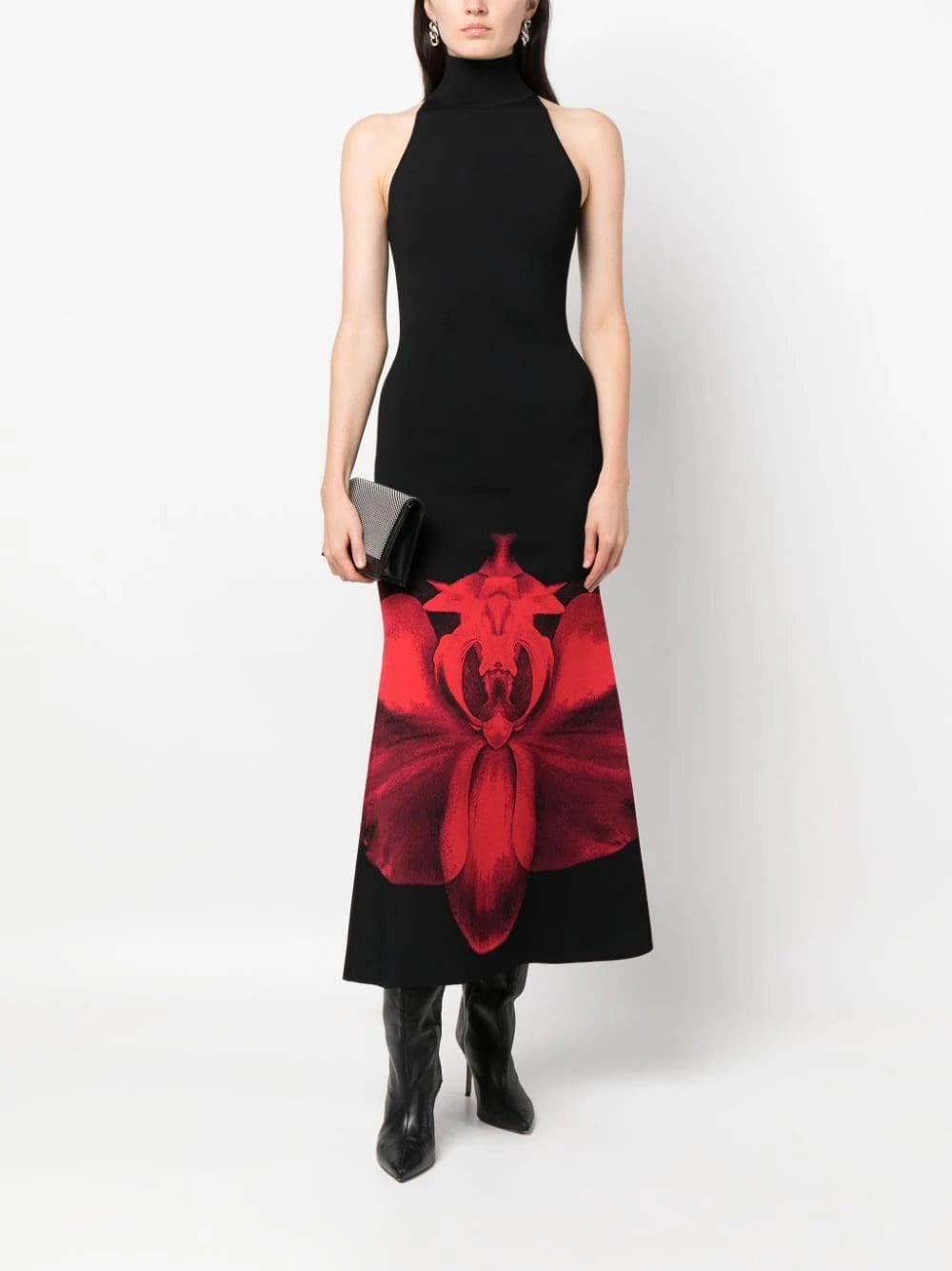 Alexander McQueen Ethereal Orchid-jacquard maxi dress - Image 2