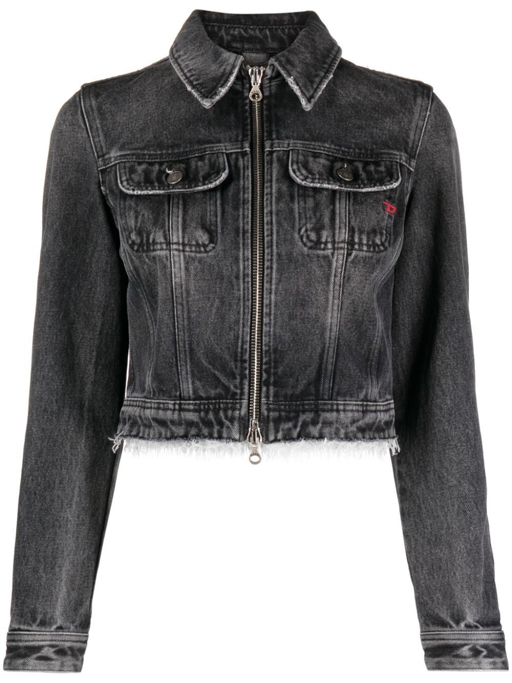 Diesel De-Slimmy-Z-S cropped denim jacket