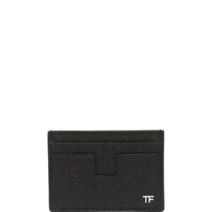 TOM FORD monogram-plaque leather cardholder