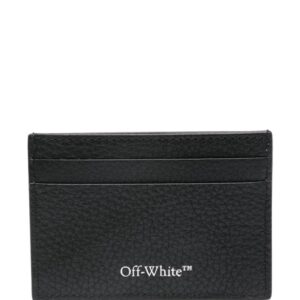Off-White Diag-stripe leather cardholder
