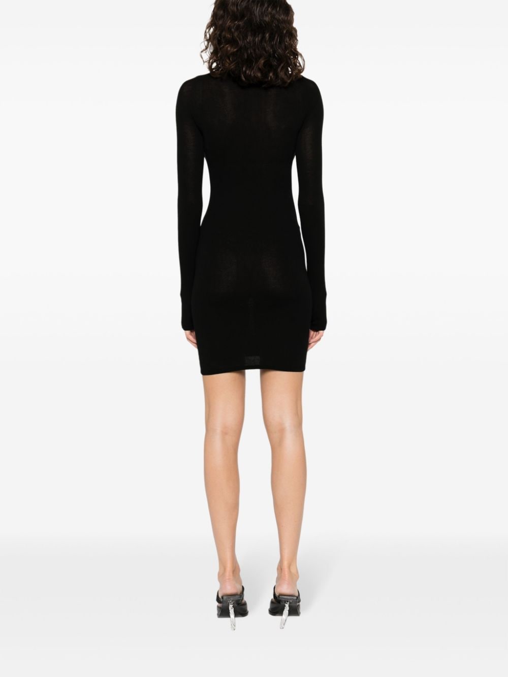 Off-White Off Stamp embroidered mini dress - Image 2