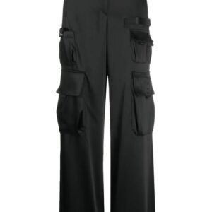 Off-White  satin cargo trousers