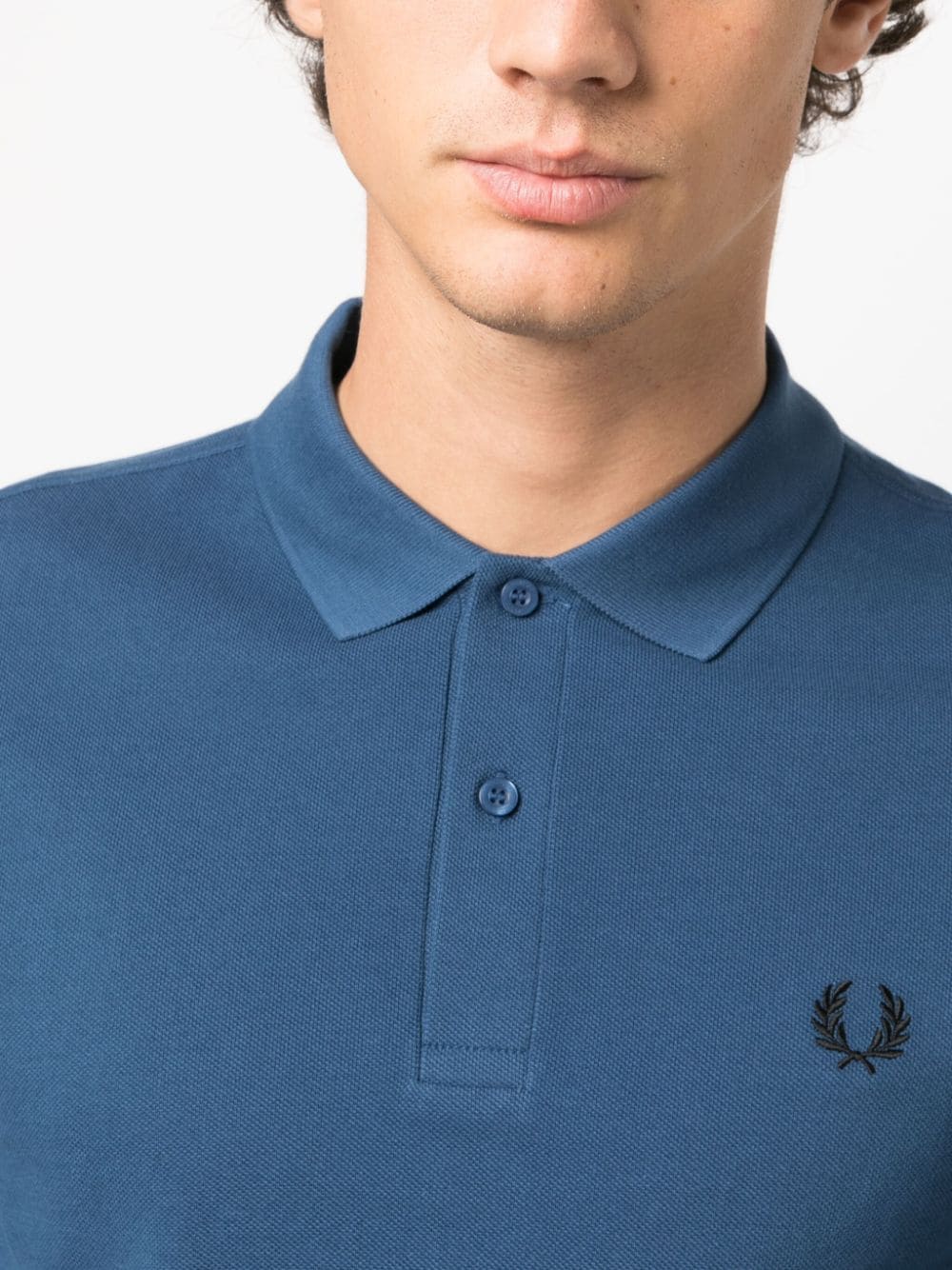 Fred Perry logo-embroidered cotton polo shirt - Image 5