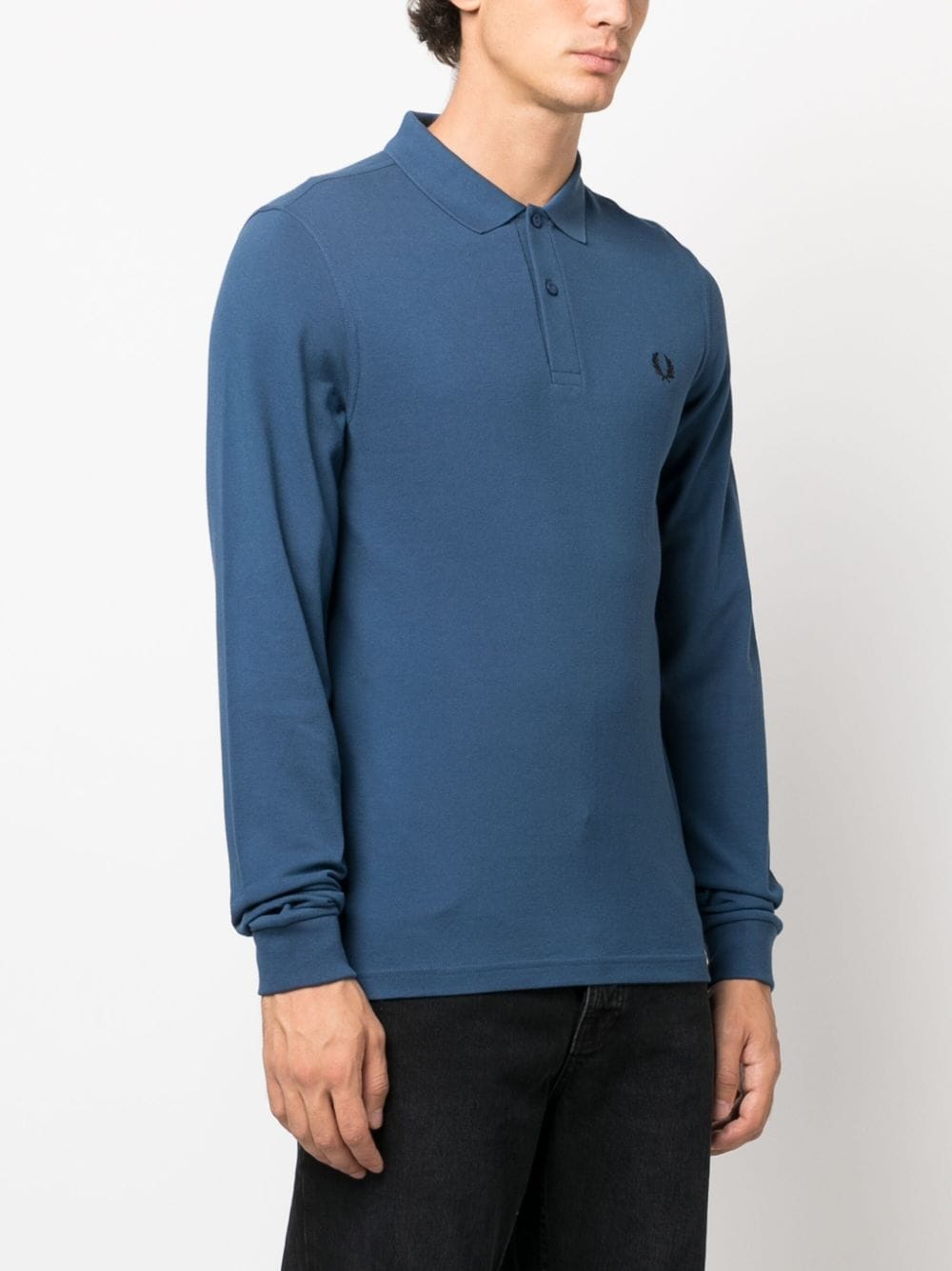 Fred Perry logo-embroidered cotton polo shirt - Image 3