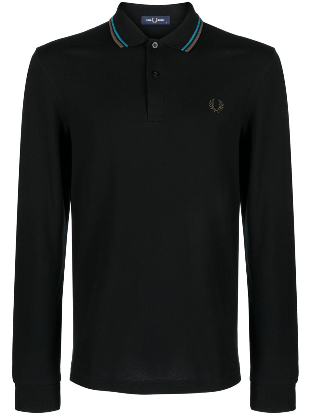 Fred Perry logo-embroidered cotton polo shirt