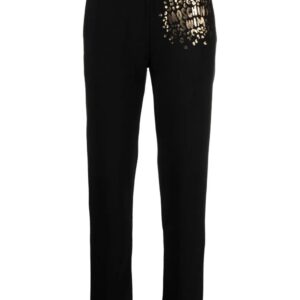 Moschino  logo-print cotton track trousers
