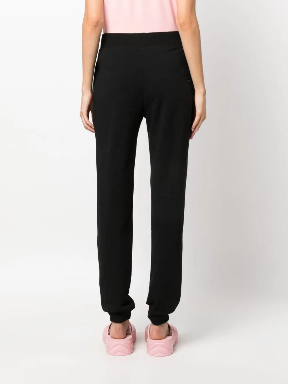 Moschino logo-print cotton track trousers - Image 4