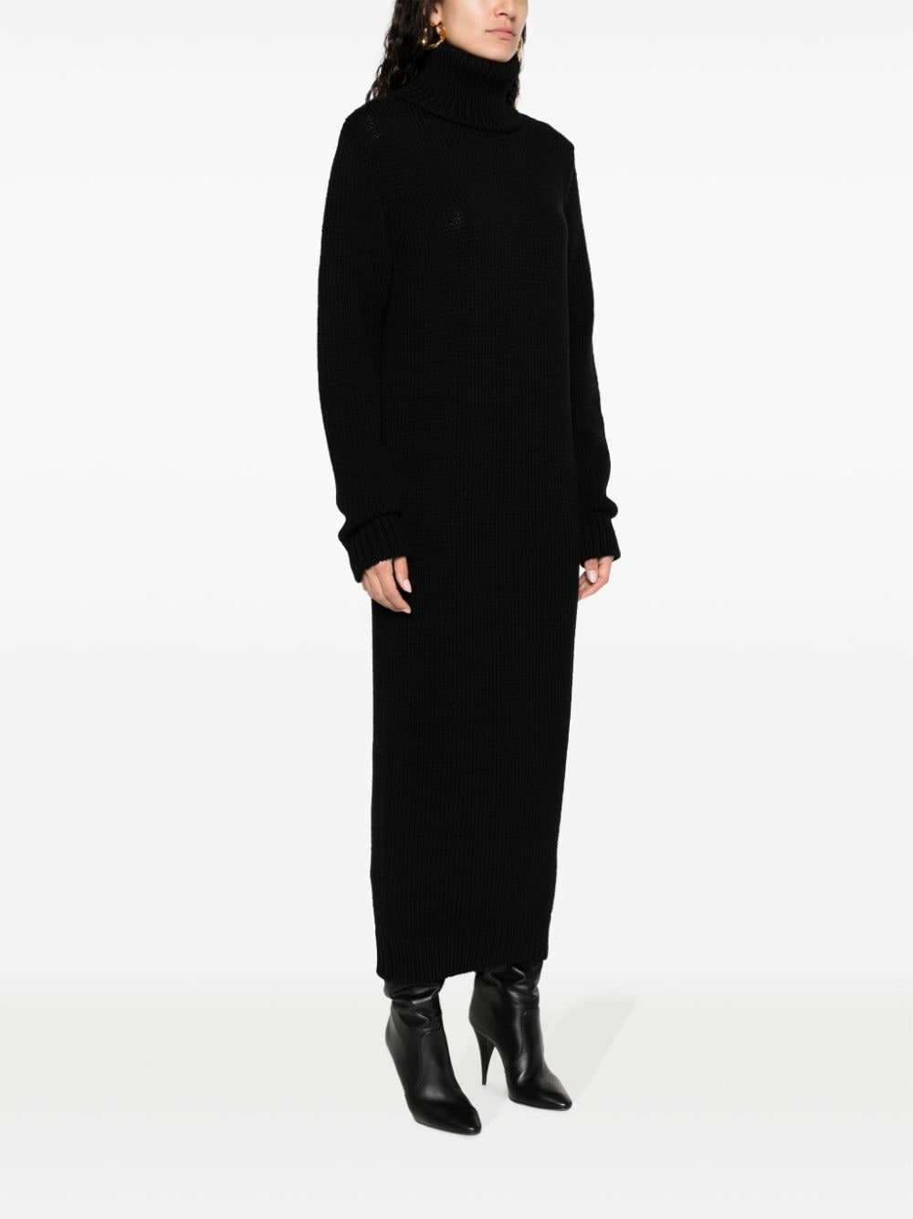 Saint Laurent roll-neck wool maxi dress - Image 3