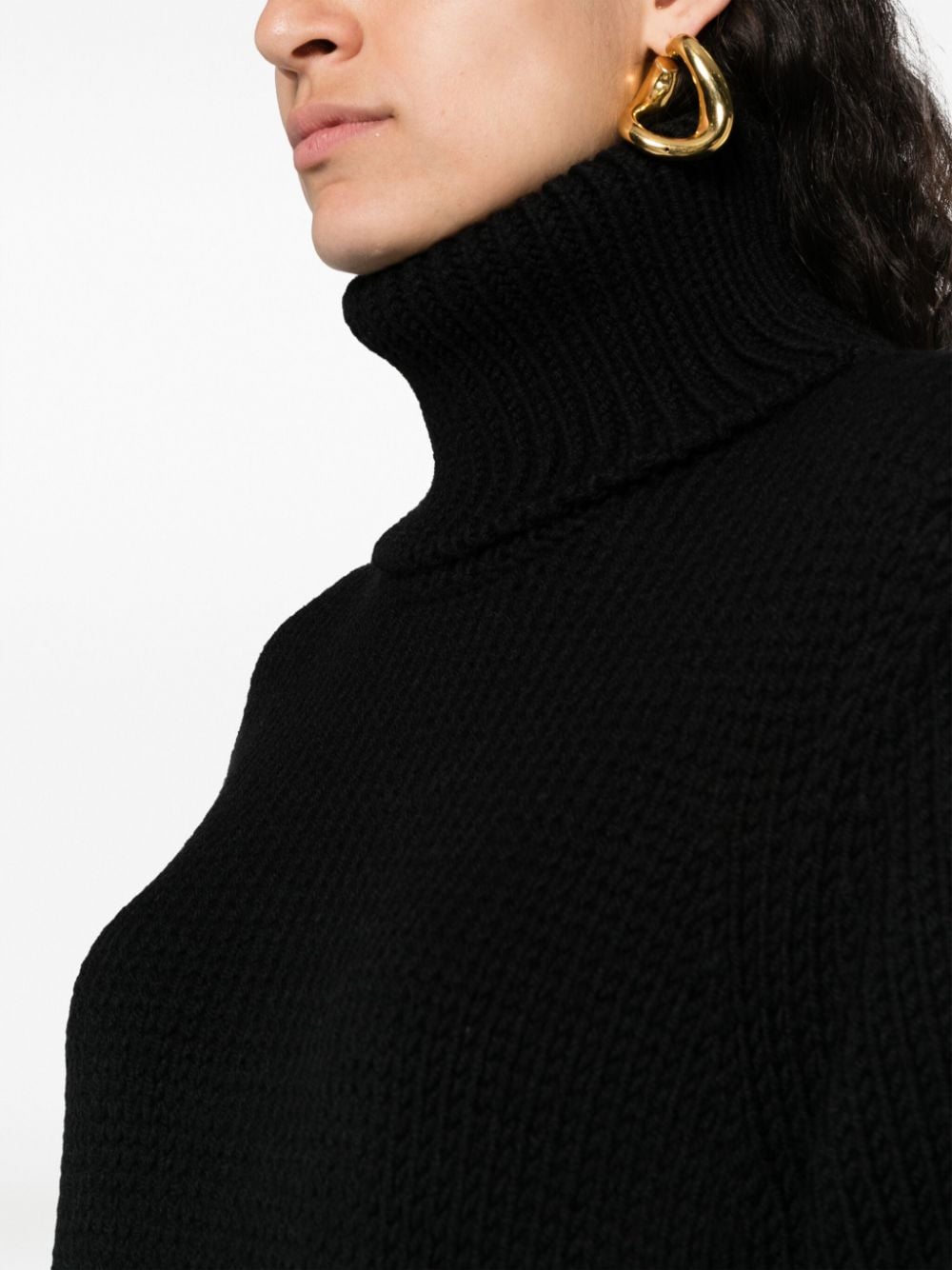 Saint Laurent roll-neck wool maxi dress - Image 5