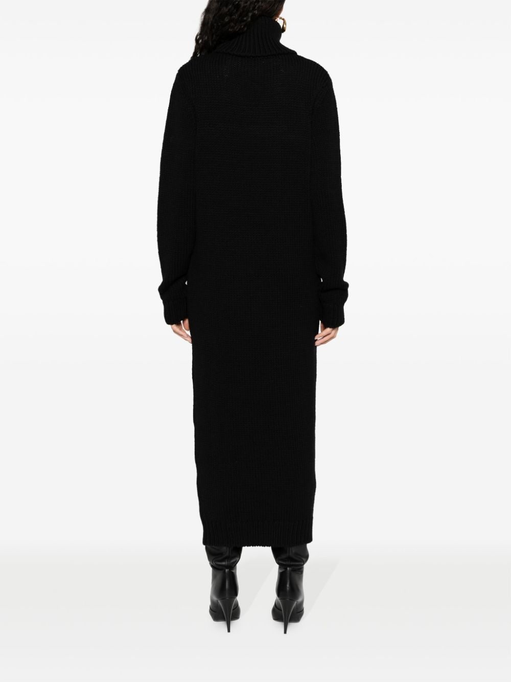 Saint Laurent roll-neck wool maxi dress - Image 4