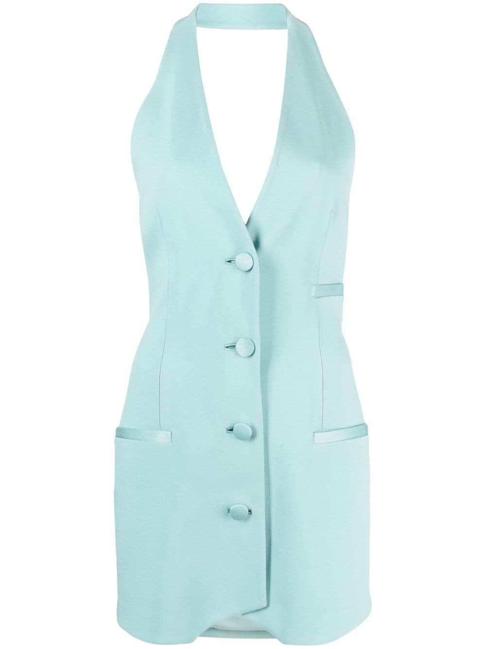 Versace x Dua Lipa vest minidress