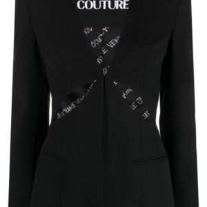 Versace Jeans Couture single-breasted cut-out blazer