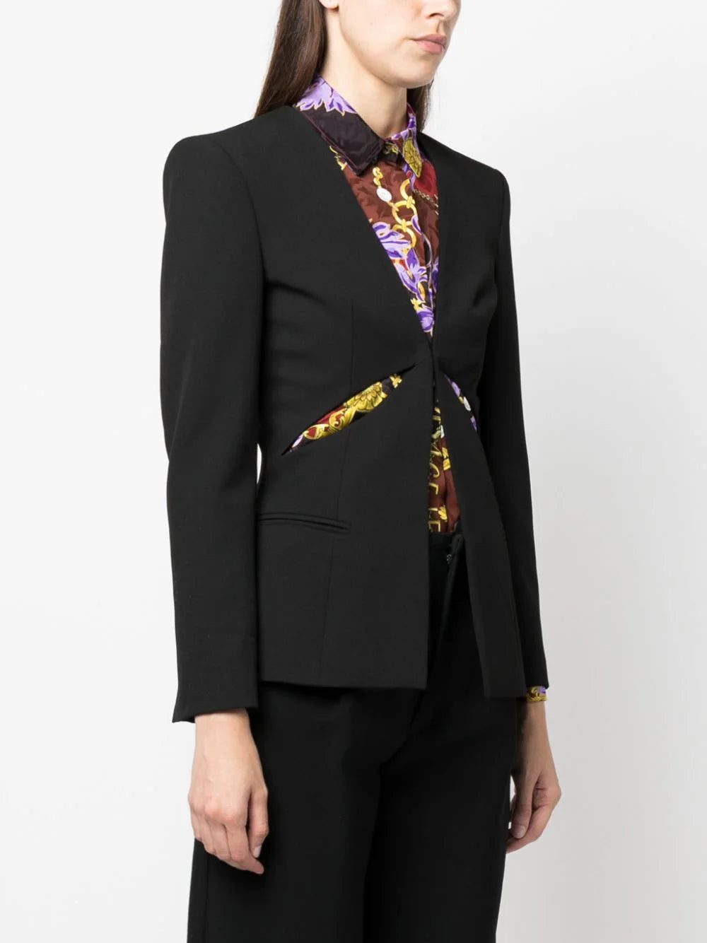 Versace Jeans Couture single-breasted cut-out blazer - Image 3