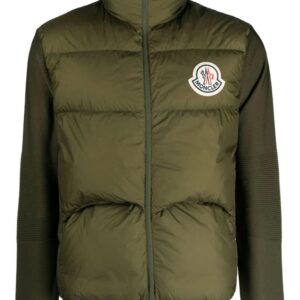 Moncler  logo-patch puffer jacket