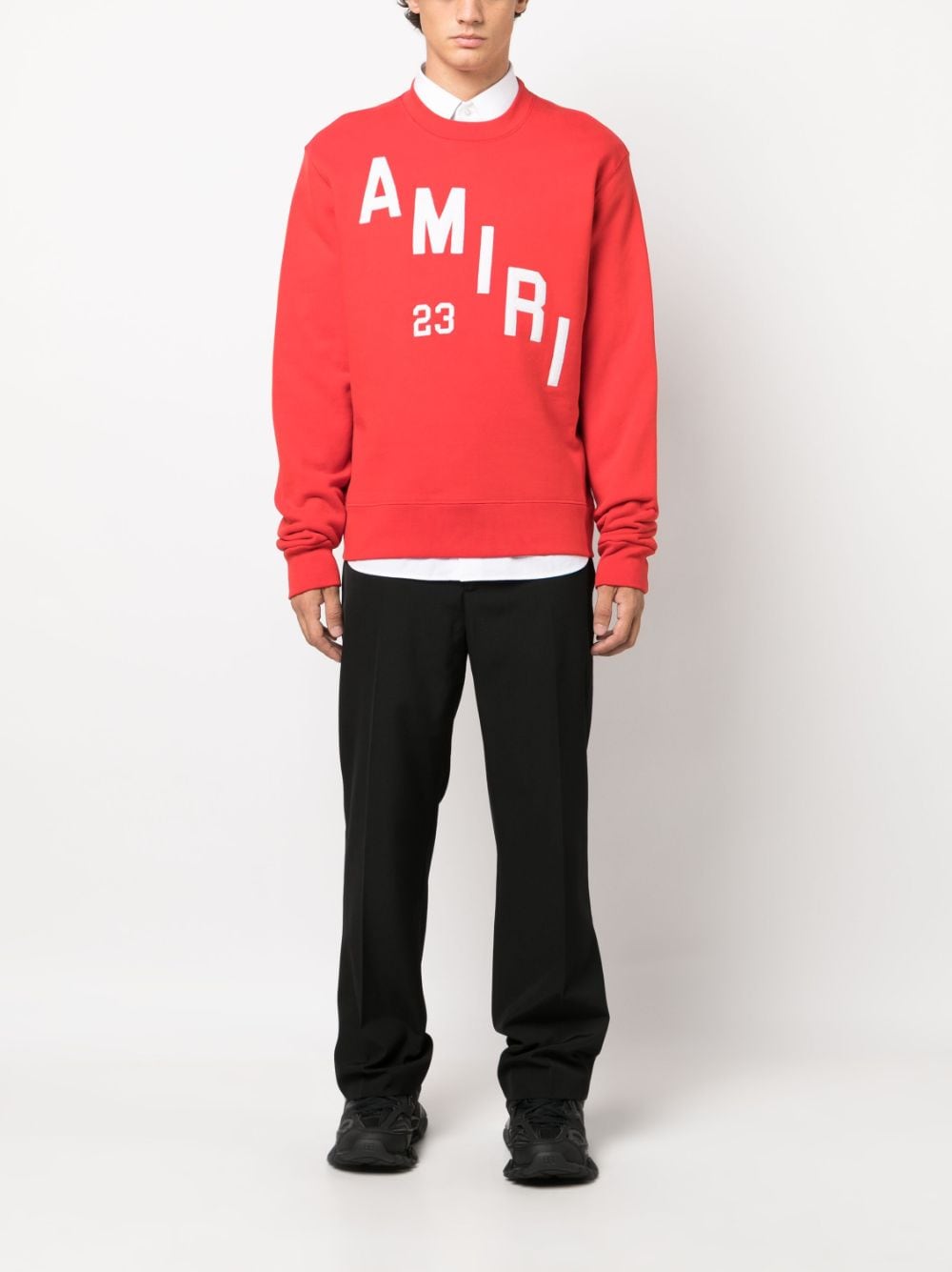 AMIRI logo-print crew-neck sweatshirt - Image 2
