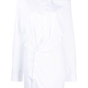Off-White asymmetric cotton shirtdress