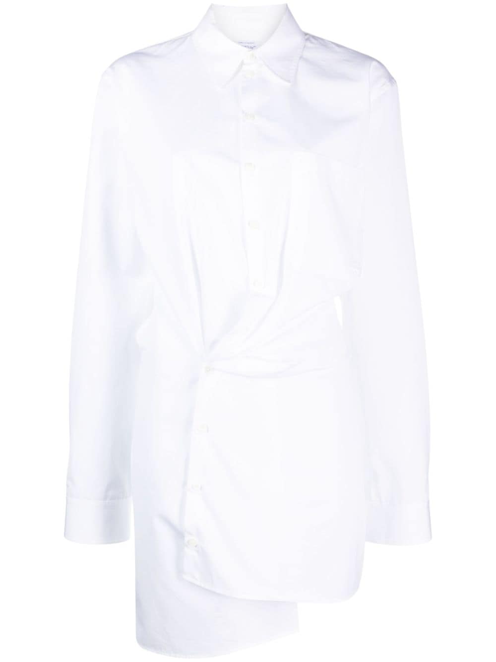 Off-White asymmetric cotton shirtdress
