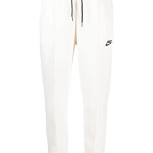 Nike logo-print fleece track pants